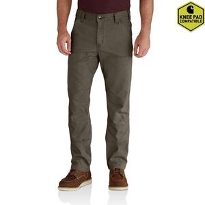 RUGGED FLEX® RELAXED FIT CANVAS DOUBLE-FRONT UTILITY WORK PANT SZ 35x30 NWT